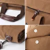 Mens Handbags Briefcase Canvas Shoulder Bag Man for Documents Large Capacity Tote Laptop Crossbody Travel Bags Vintage K004 240329