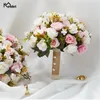 Rosa Hochzeitsstrauß Braut Brautjungfer mit Blumen Seidenband Rosen Künstliche Blumen Hochzeitsaccessoires 240308