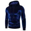 Automne et hiver 21 nouveaux hommes coréens velours couleur unie pull brillant visage manteau W28 Hujd