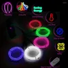 Decoração de festa 1m Car Interior Atmosfera Iluminação LED Strip 5V Flexível EL Linha de Luz Fria Tubo com USB Auto Lâmpada Ambiente