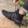 HBP icke-varumärke Summer Nytt nät andningsbara vandringsskor Storlek 35-46 Herr Sneakers Outdoor Trail Trekking Mountain Climbing Sports Shoes for Man