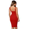 New Sexy Backless Dress Womens Summer High-end Temperament Pleated Middle Skirt