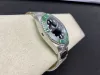 Czyste fabryczne męskie zegarek Super Quality 41 mm zielona ramka ceramiczna zupełnie nowe zegarki 904L Stal Cal 3235 Mocowanie mechaniczne automat269h