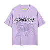 Hoge kwaliteit Tik Tok Influencer hetzelfde merk puur katoen Nieuwe zomer Diamond Sp5der 55555 Letter Populaire heren en dames los T-shirt met korte mouwen