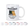 Mugs Funny Cat Programmer Coffee Mug I Are Office Work Cup Sarcastic Gift For Friends Coworker 11 Oz Ceramic