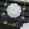 High Quality Luxury Designer Long Chain Necklace Sweater Chain 18k Gold Plating for Women LWN006