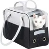 YUEXUAN Designer Tote Tag Grands sacs à main avec portefeuille sac à main mode sacs à bandoulière haut luxe tissu Oxford Pet chien chat ventilation sac de voyage en plein air transporteur noir