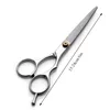 Stainless Steel Scissors for Hair Thinning and Cutting Clipper 6 inches Hairdressing Products Haircut Trim Hairs Cutting Barber