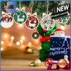 Christmas Decorations Ornaments Lightfast Wooden Reusable High-quality Materials Wear-resistant Home Decoration House Number Clear