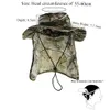 CAMOLAND militaire Boonie chapeaux avec rabat de cou hommes Camouflage seau chapeau pêche en plein air randonnée UPF 50 soleil 240309