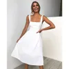 Frühjahr/Sommer Neues Produkt Einfaches Sling-Träger-Sexy-Kleid mit offenem Rücken