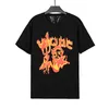 Vlone T-shirt Big "V" Tshirt Men's / Women's Couples Casual Fashion Trend High Street Loose Hip-Hop100% Cotton Printed Round Neck Shirt US Size S-XL 1701