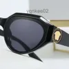 Designer Versage Versache Óculos de Sol Ciclo Luxo Moda Esportes Polarize Sunglass Homens Mulher Vintage Dirigindo Praia Viagem Brown Goggle Square Sun Óculos