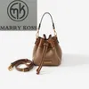 Designer bag Genuine leather bucket bag 2023 new portable crossbody bag versatile underarm bag replacement logo MARRY KOSS