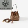 Designertas Echt leren bucket bag 2023 nieuwe draagbare crossbodytas veelzijdige onderarmtas vervangend logo MARRY KOSS