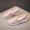 Sapatos casuais femininos mocassins de lazer diário apartamentos amortecimento durável sola macia respirável tênis confortável elegante anti-deslizamento plano