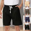 Pantaloncini da uomo estivi con tasche Fitness elastico in vita per la corsa di attività all'aperto