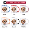 Mugs DIY Customized 325ML 11oz Personalized Ceramic Mug Print Picture Po LOGO Name Coffee Milk Cup Creative Present Cute Gift