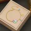 Dropping New Jewelry Oil Eye Fashionable Love Hand Decoration Temperament Butterfly Bracelet B424