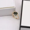 Luxusdesigner Ring für Frauen Männer Ring Doppelbrief Designer Ringe Einfache Stil Ring Mode Ringe Hochzeitsfeier Geschenkschmuck Hochqualität Hochqualität