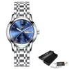 Montres-bracelets LIGE Femmes Montre Simple Quartz Lady Étanche Montre-Bracelet Femme Mode Casual Montres Horloge