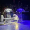 Mushroom Crystal Table Lamp LED Ambient Light Touch Night for Restaurant Cafe Bar Living Room Bedroom Bedside Decoration 240314
