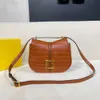 Factory Special Clearance Hot Designer New Women's Handbag Autumn and Winter New Mon Letter Eye-catching Bag Highlighting Saddle Crossbody Shoulder Versatile Trend