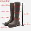 Stiefel Lapolaka 2022 Heiße Modestiefel Dicke Ferse Knie High Stiefel Premium Comfort Britische Stiefel Winter Frauenstiefel