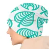 Berretti Big Nook Leaf Berretti bianchi Cappello lavorato a maglia Acnh Orizzonti animali Zucchetto lavorato a maglia senza tesa Regalo Casual Creativo