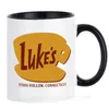 Lukes Lukes Diner Mugs Coffee Mugs Tea Cups Home Decal Friend Gifts Milk Mugen Novelty Coffeeware Drinkware Tableware Teaware 240315