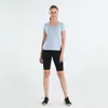 Abbigliamento estivo per yoga Top traspirante Outdoor Quick Dry Slim Esercizio manica corta Ragazza