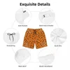 Men's Shorts Halloween Bat Gym Summer Orange And Black Casual Beach Running Surf Quick Dry Design Swim Trunks