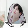 Backpack Park Bo Gum Women Softback Rucksack Ladies Storage Torba sznurka na podróż dla dziewcząt