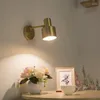Lampa ścienna złota nowoczesne lampy LED Vintage Home Lighting salon sypialnia dekoracja w łazience próżność montowanie oświetleniowe