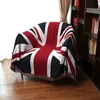 UK USA Flag American Blanket Mat Cover Bedspread Star Sofa Cover Cotton Air Bedding Room Decor Tapestry Throw Rug United States 240307