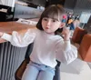 2023 Baby Kleinkind Teenager Mädchen Pullover Tops Frühling Herbst Lange Puff Sleeve Gestrickte Kinder Pullover Für Mädchen Children039s Kleidung1692146