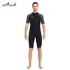 Mulheres Swimwear Homens 3mm Neoprene Wetsuit Manga Curta Macacão Proteção Solar Quente Surf Mergulho Profundo Engrossado Terno de Natação Flutuante