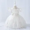 Girl Dresses Wedding Flower Bambe Clothes Vestidos Infantil for Girls Princess Tutu Infant Birthday Party Abito da sera nato