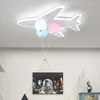 Plafoniere Modern Cute Cartoon Cloud Plane Luce a LED per la camera dei bambini Camera da letto Soggiorno Decorazione della casa