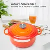 Pişirme Kalıpları 2 PCS Hollandalı Fırın Knob Paslanmaz Çelik Pot Kapağı Le Creuset/ Aldi/ Lodge Sap