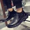 Zapatos de seguridad de cuero de moda para hombre, puntera de acero para trabajo, botas de trabajo indestructibles para hombre, zapatos protectores, zapatos a prueba de pinchazos 240309