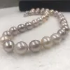 Necklaces {eleispl} 1113mm Baroque Round Luster Real Pearl Necklace Natural Multi #22010131