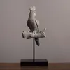 Decorative Figurines Retro Parrot Ornament Old Style Home Decor Vintage Room Decoration Archaistic Object Archaized Animal Accessories