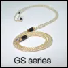 Accessories 1% gold + 99% pure silver + pure silver electroplated gold headset upgrade cable MMCX 0.78MM 2PIN