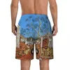 Pantaloncini da uomo personalizzati The Farm di Joan Miro Costume da bagno da uomo Quick Dry Board Abstract Art Costumi da bagno Boardshorts