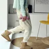 Women's Jeans MICOCO N1372C Korean Version Of Casual Simple Loose Plus Fleece Thickened Elastic High-waisted Radish