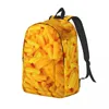 Backpack Mac Cheese Woman Small Backpacks Boys Girls Bookbag Casual Shoulder Bag Portability Travel Rucksack Students School Bags