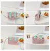 Candy Color Children Crossbody Bags Fashion Baby Girls Accessories Coin Purse Handbags Cute Kindergarten Kids Mini Shoulder Bag 240314