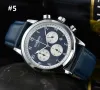 Montres-bracelets Zeppelin Montres Hommes Allemand Hommes Montre Chronographe Quartz Business Casual Bande En Acier Inoxydable Calendrier Étanche Date Pleine Fonction Saphir