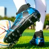 Chaussures de football américain bottes terrain de football pour hommes professionnel anti-dérapant de haute qualité en plein air herbe formation baskets respirantes 2024